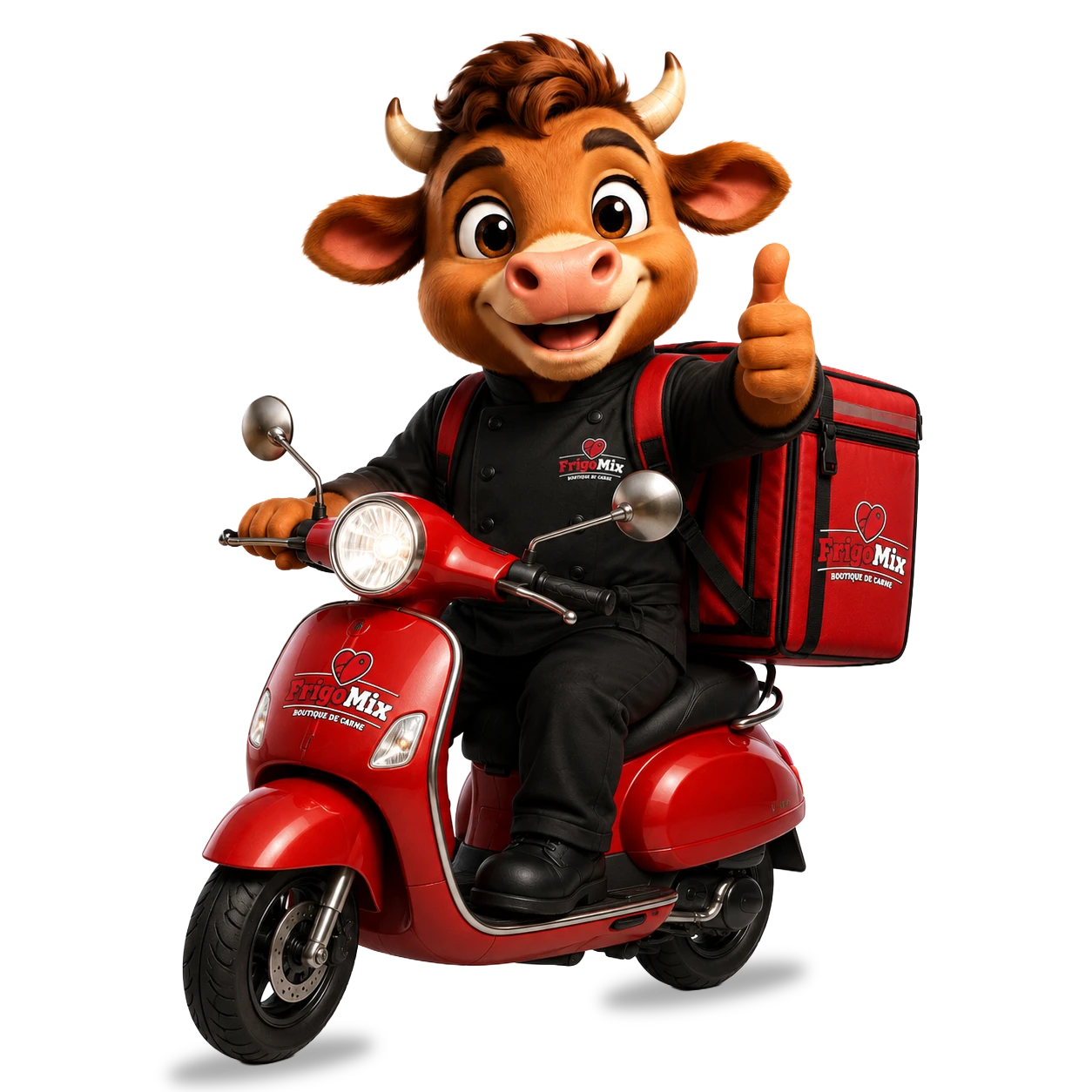 Mascote Delivery Frigomix
